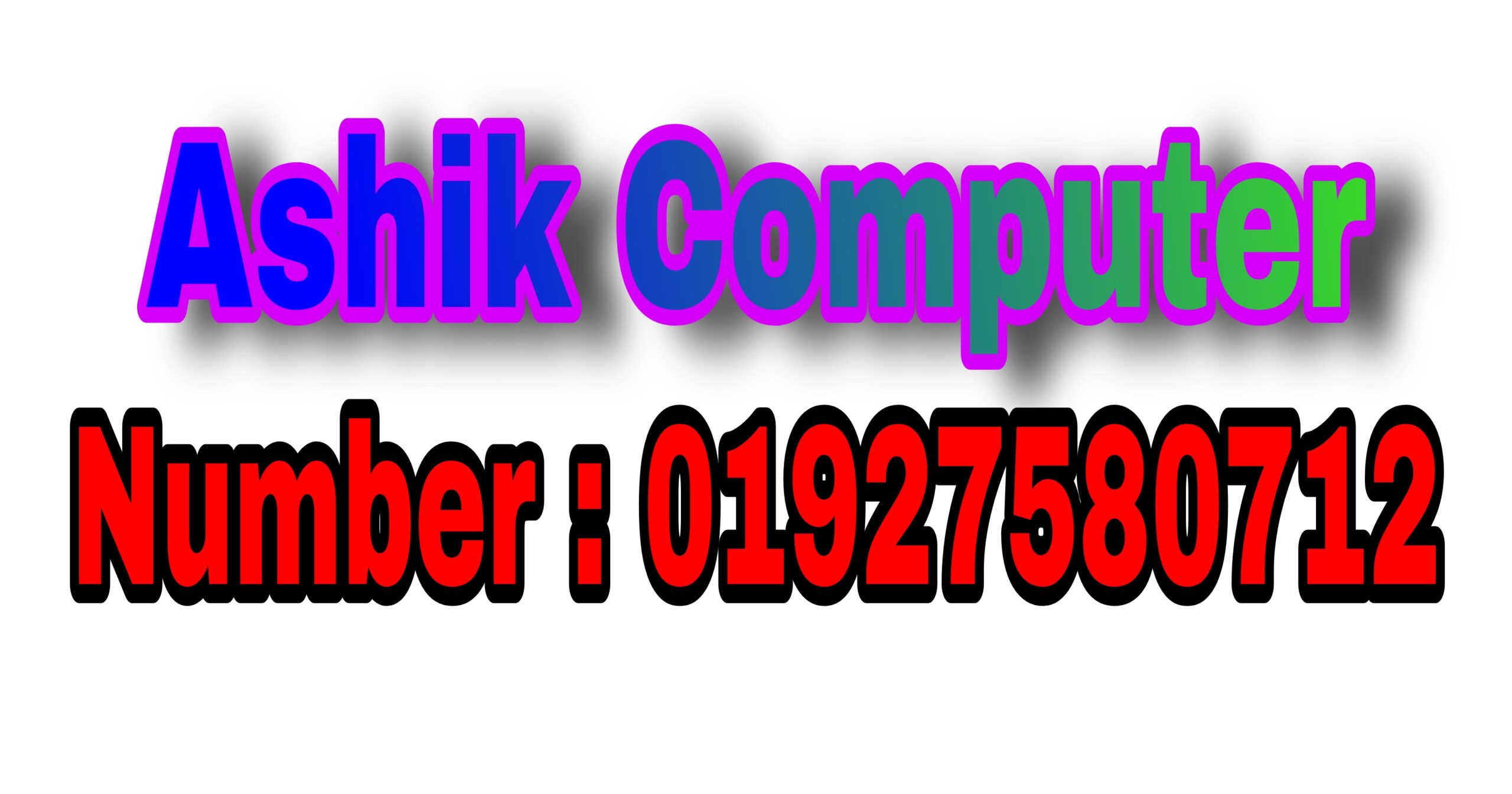 Ashik Computer Number